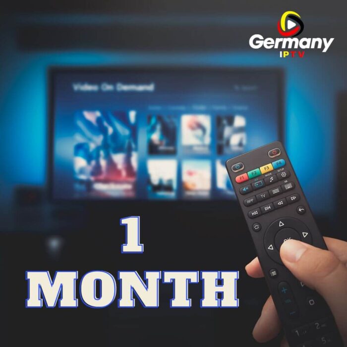 1 Month subscription IPTV plan